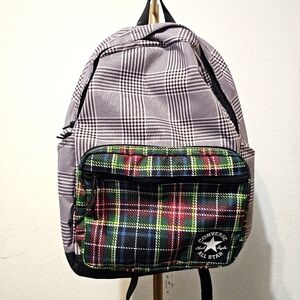 Converse Go 2 Patterned Check Backpack 24 Liter Capacity.